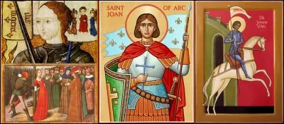 Dès 1450 Charles VII demande la révision du procès de Jeanne qui sera rendu en 1456. Quand Jeanne fut-elle canonisée par l'église ?