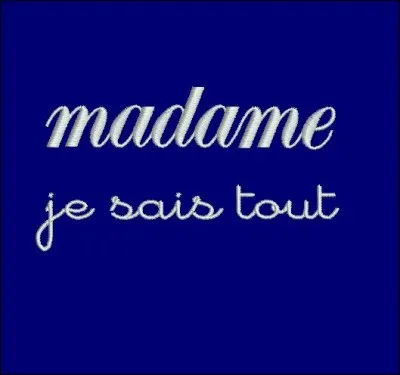 Madame Je-Sais-Tout adore les bijoux ! Elle nous apprend qu'un bijou 24 carats ne contient pas 100 % d'or pur !