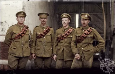 Durant la Première Guerre mondiale, quels soldats étaient appelés "Tommies" ?