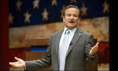 Ann&eacute;e : 2006 Genre : Com&eacute;die, DrameActeurs : Robin Williams, Christopher WalkenIndices : Talk-show/Candidat/Delacroy/Vote.Quel est ce film ?