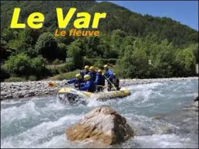 La rivière Var traverse le département du même nom.