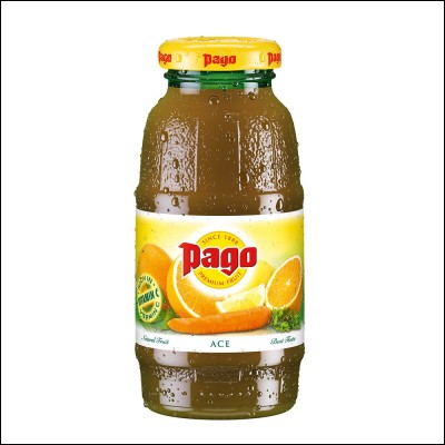 Laquelle de ces propositions ne désigne pas un parfum de jus de fruits proposé par la marque Pago ?