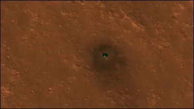 Qu'a-t-on trouvé sur la surface Martienne quand on l'a photographié ?