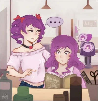 De quelle couleur sont tes cheveux ?