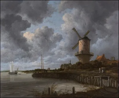 Quel peintre paysagiste est l'auteur du "Moulin de Wijk de Duurstede" ?