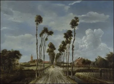 Qui est l'auteur de ce paysage : "L'Allée de Middelharnis" ?