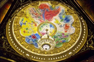 Qui a peint le plafond de la grande salle de l'Opéra Garnier, à Paris, en 1964 ?