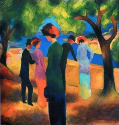 Quel expressionniste allemand a peint "La Femme à la veste verte" ?