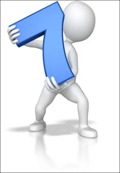 Comment dit-on "7" en allemand ?