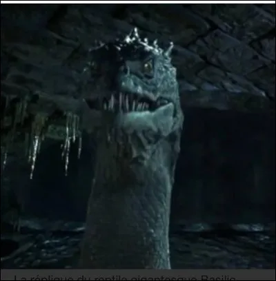 Dans « Harry Potter et la chambre des secrets », avec quoi Harry vainc-t-il le basilic ?