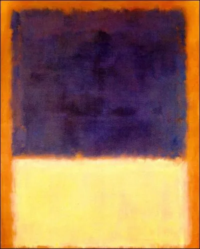 Cette uvre de Mark Rothko intitulée "Orange, Tan and Purple" appartient au mouvement :