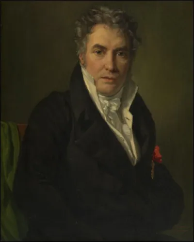 Cette uvre représentant le peintre David a été réalisée par...