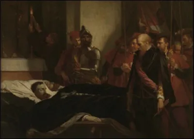 Qui a réalisé cette peinture intitulée "Les derniers honneurs rendus aux comtes d'Egmont et	de Hornes" ?