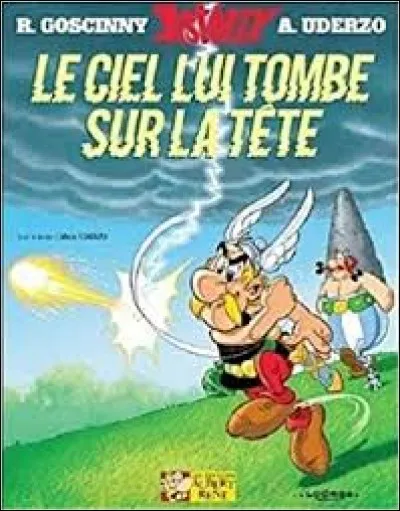 Quelle est la couleur de Toune, personnage de l'album "Le ciel lui tombe sur la tête" ?