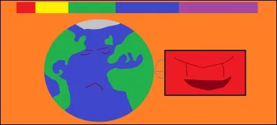 Oh non! La planète Terre est en train d'être contaminée par un être malveillant ! Vite quel est le drapeau du Tchad ?