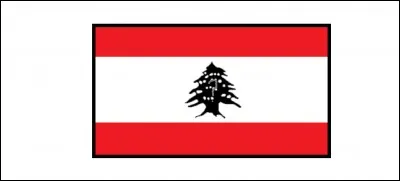 Quel arbre apparaît sur le drapeau du Liban ?