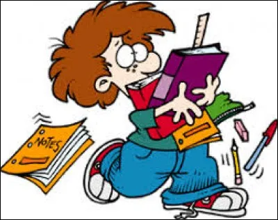 As-tu ton matériel de classe ?