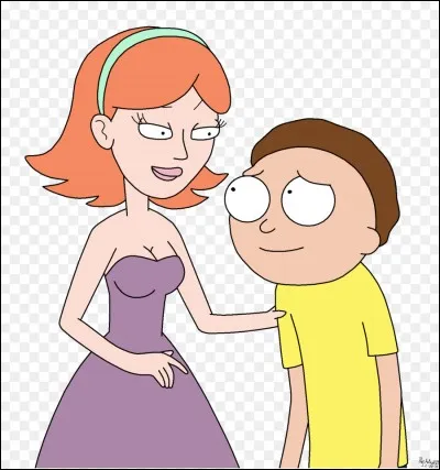 Comment s'appelle la jeune fille dont Morty est amoureux ?