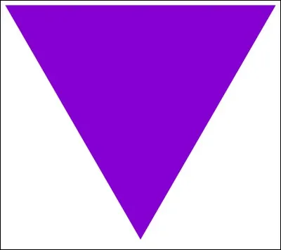 Les nazis avaient développé un système de symboles d'étiquetage des prisonniers permettant d'identifier la cause de leur incarcération. Le marquage représenté désignait un mouvement connu sous le nom d'Étudiants de la Bible. Ce sont :