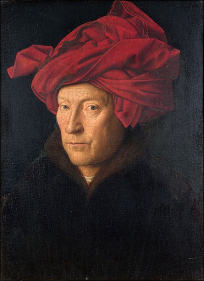Quel peintre primitif flamand a réalisé "L'homme au turban rouge" ?
