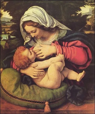 "La Vierge au coussin vert" est l'uvre d'un élève de Léonard de Vinci. Lequel ?