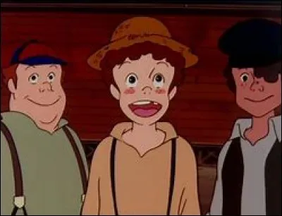 Qui est le personnage au milieu ? Son nom est le titre du dessin animé dans lequel il est le héros.