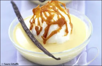 Sur quoi est servie une île flottante ?