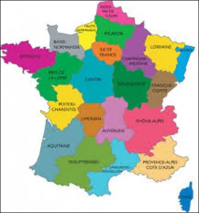 Les régions Centre-Val-de-Loire et Pays-de-la-Loire comportent toutes les deux le même nombre de départements.