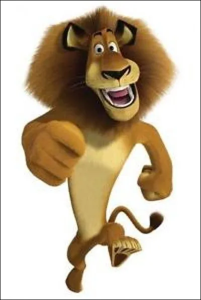 Dans le film d'animation "Madagascar", on peut voir comme personnage principal, un lion, accompagné d'une girafe, un hippopotame et un zèbre. Mais quel est son nom ?