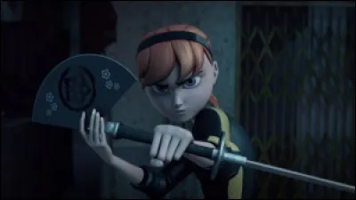 Lors de quel épisode April devient-elle une véritable kunoichi ?