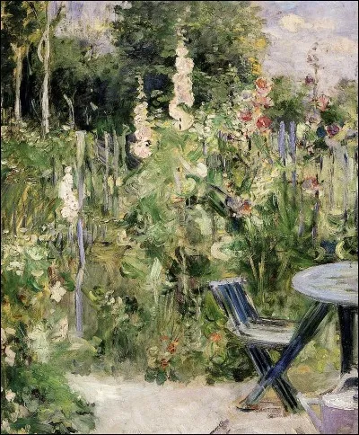 Ces « Roses trémières » m'inspirent un poème extrait des « Poèmes saturniens » dont voici le début : « Baiser ! Rose trémière au jardin des caresses ! Vif accompagnement sur le clavier des dents des doux refrains qu'Amour chante en les curs ardents, avec sa voix d'archange aux langueurs charmeresses ! ». Comment s'appelle ce « Poète maudit » ?