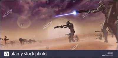 Où les clones apparaissent-ils la première fois en action dans le film?