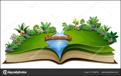 Et quelques verts encore d'un poète romantique : Là deux ruisseaux cachés sous des ponts de verdure, tracent en serpentant les contours du vallon..." :