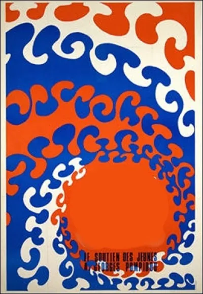 Affiche résolument « pour les jeunes », en des années complètement psychédéliques. Pour quel candidat ?