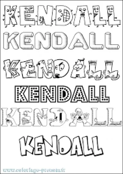 Quelle Kardashian ou Jenner porte le prénom de Kendall ?