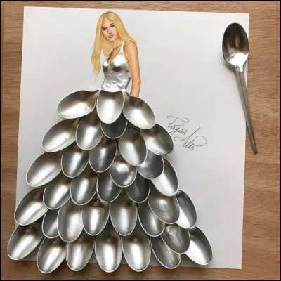 Luxueuse robe, mais pas à la portée de tout le monde, si vous l'achetez...