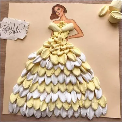 Voici la dernière collection d'été d'un grand couturier : quelle critique obtiendra cette robe prestigieuse ?