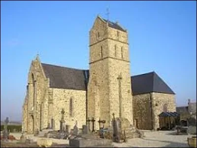 Nous sommes devant l'&eacute;glise Saint-Martin de Montaigu-les-Bois. Village Manchot, aux confins du pays de Coutances et du pays Saint-Lois, il se situe en r&eacute;gion ...