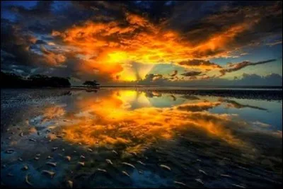 Si je vous dis « Y a pas le feu au lac », vous répondez :