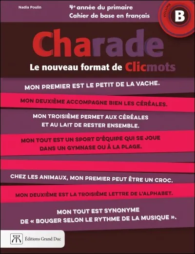 Pour terminer, le cheval voyageur nous fait une charade en espérant qu'elle est difficile. 
Mon premier est un oiseau. 
Mon deuxième est une marque de gâteau. 
Mon troisième est un déterminant.