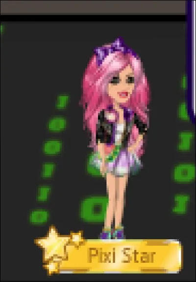 Quelle est la couleur préférée de Pixi star ?