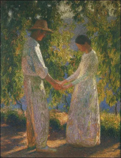 Ce tableau se nomme également "Les Amoureux". Qui en est l'auteur ?