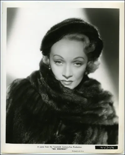 Quel est ce film joué par Marlene Dietrich ?