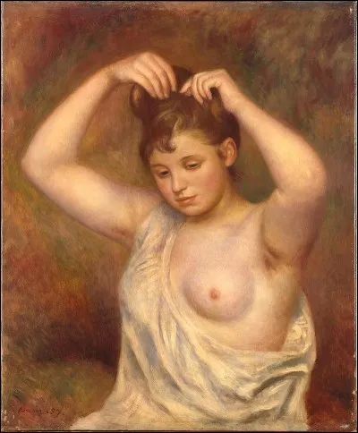 &laquo; Femme se coiffant &raquo; est un tableau peint par Renoir en 1887. Le chignon que cette jeune femme est en train d'arranger pendant sa toilette nous conduit &agrave; l'imp&eacute;ratrice romaine Faustine la jeune et son fameux chignon. De quel empereur romain, auteur des &laquo; Pens&eacute;es pour moi-m&ecirc;me &raquo; et favorable &agrave; l'&eacute;ducation des femmes, &eacute;tait-elle l'&eacute;pouse ?