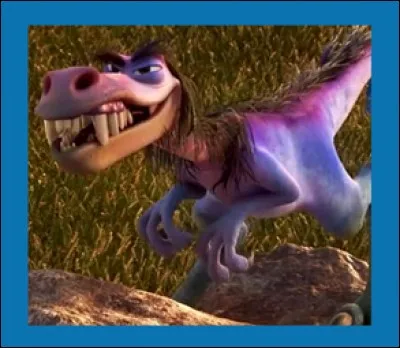 Bubbha, un cruel « vélociraptor » à la peau bleue et mauve, est le chef d'une bande de voleurs de bétail dans :