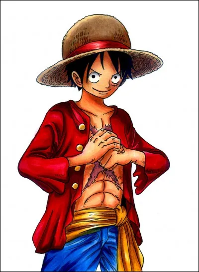 Pauvre Luffy, on lui en a quand même fait baver. Par qui a été faite la cicatrice que Luffy a sur le ventre ?