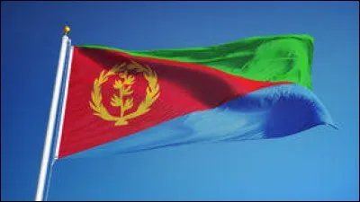 La couleur rouge du drapeau de l'Érythrée symbolise la mer Rouge.