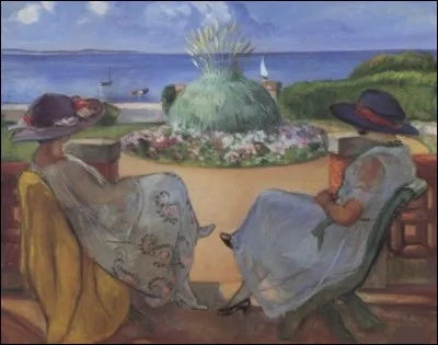 Très jolie peinture pour ces "Deux Surs", réalisée par :