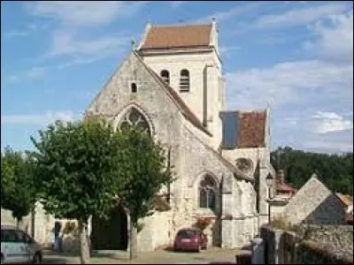 Nous sommes devant l'église Notre-Dame de Trumilly. Village Isarien, dans le Valois, il se situe en région ...