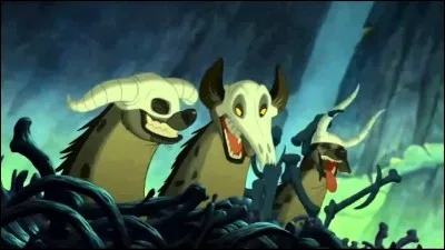 Comment s'appellent les trois hyènes de Scar ?